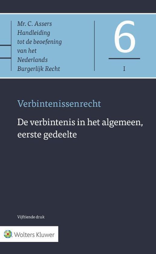 Asser-serie 6-I -   De verbintenis in het algemeen, eerste g ... - cover