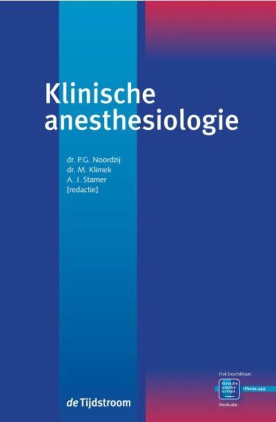 Klinische anesthesiologie - cover