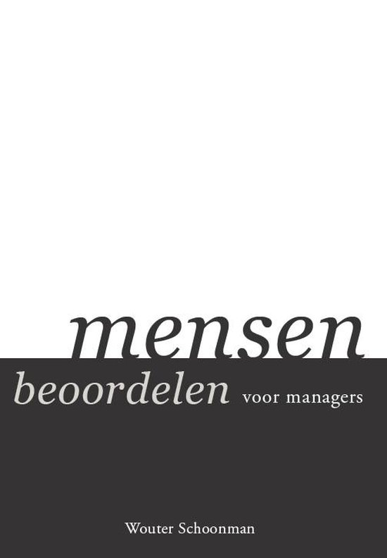 Mensen beoordelen - cover