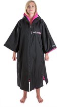 Dryrobe Advance Short Sleeve Omkleedjas Unisex Black / Pink