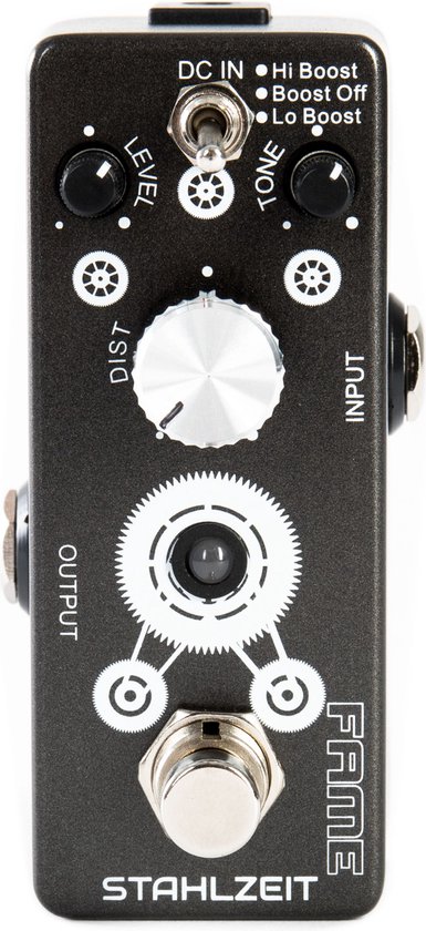 Foto: Fame stahlzeit distortion effect pedal distortion voor gitaren