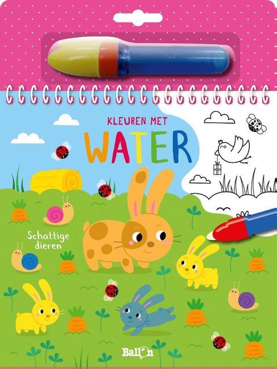 Afbeelding van het spel Kleuren met water 0 -   Schattige dieren