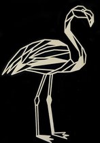 Houten Dierenkop • Houten Flamingo • Dierenkop Flamingo • Middel • Populier • Houten Dier • Wandecoratie