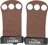 Legend Sports Fitness Handschoen Leder Zwart Legend Maat L