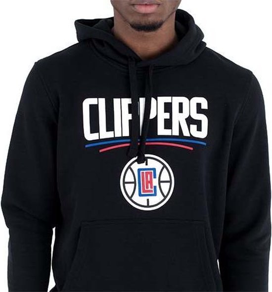 New Era LA Clippers Hoodie - Pull - Zwart - M - Basketbal