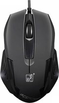 Chasing Leopard 512G USB Frosted bedrade optische gamingmuis, lengte: 1,3 m (zwart)