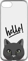 Cellularline - iPhone SE (2020)/8/7/6s/6, hoesje style, hello cats