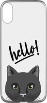 Cellularline - iPhone XS/X, hoesje style, hello cats