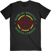 The Clash Heren Tshirt -2XL- Guns Of Brixton Zwart