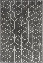 Duverger® Geometric - Tapijt - antraciet - geometrische deco - 300x200