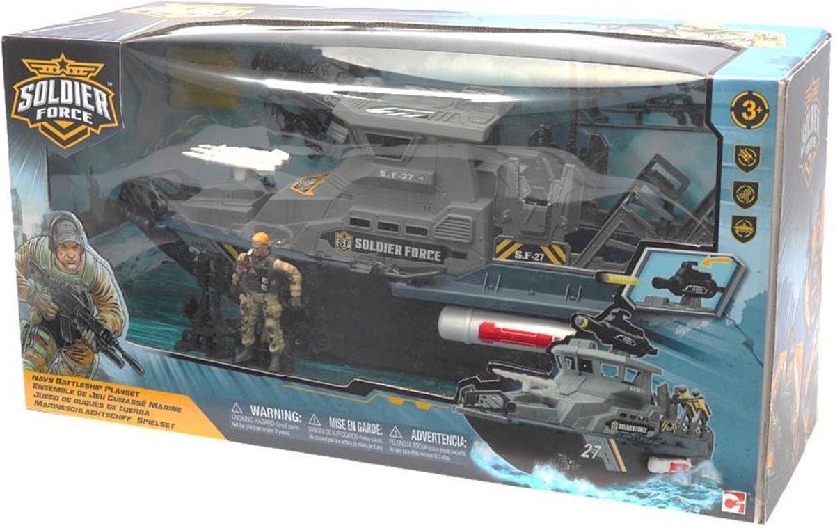 Soldier Force Marine Gevechtsschip Speelset | bol