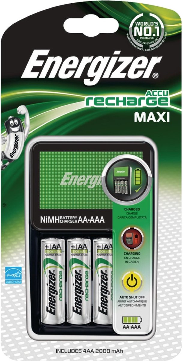 Chargeur de batterie 1 heure Energizer pour piles AA Algeria