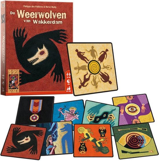 De Weerwolven van Wakkerdam Basisspel Kaartspel - 999 Games
