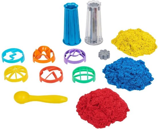 Kinetic Sand Sandisfactory – 907 G De Sable Coloré + Noir – Plus De 10 Outils – Dès 3 Ans