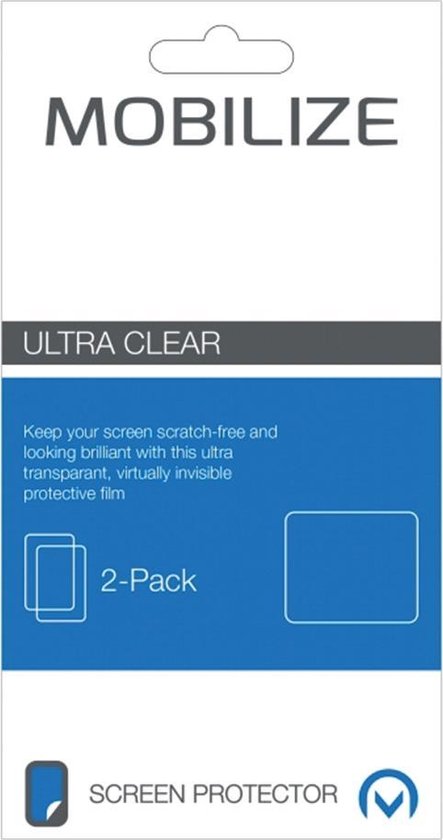 Mobilize screenprotector voor HTC One (M8) (Ultra clear) - 2 stuks (MOB-SPC-ONEM8)