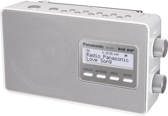 Panasonic D10EG-W - Draagbare DAB+ Radio - Wit