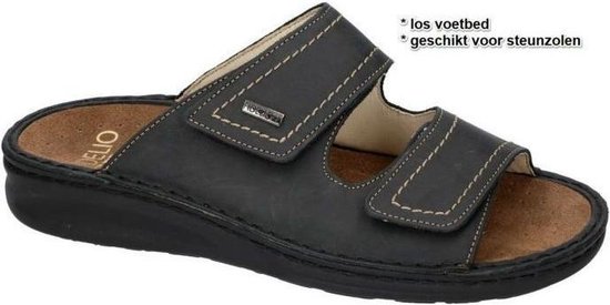 Fidelio Hallux -Heren - zwart - pantoffels & slippers - maat 42