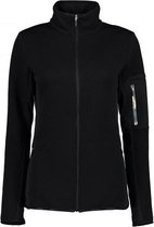 Ice Peak Emery dames ski pulli met rits zwart