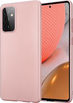 Shieldcase Slim case geschikt voor Samsung Galaxy A72 - extreem dun telefoonhoesje - Back cover - roze