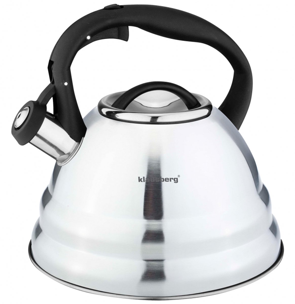 Klausberg 7045 fluitketel - 2,7L - rvs - alle warmtebronnen