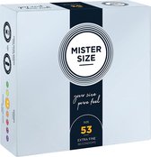 Mister Size 53 mm 36 pack - Condoms - transparent - Discreet verpakt en bezorgd