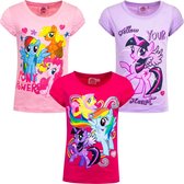 My Little Pony T-shirt - set van 3 - maat 98/104  (4 jaar)