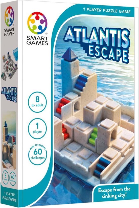 Thumbnail van een extra afbeelding van het spel Smart Games Atlantis Escape