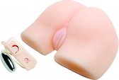 Ultra Real Vibrating Vagina and Anus - Voyeur - flesh - Discreet verpakt en bezorgd