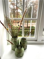 Decoratie Vaas Bloom - Sage - Set van 3 vazen