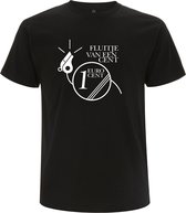 Fluitje van een cent heren t-shirt | cadeau | grappig | bedrukt | logo | zwart