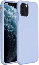 ShieldCase Silicone case geschikt voor Apple iPhone 12 Pro Max - 6.7 inch - optimale bescherming - siliconen hoesje - backcover - lichtpaars