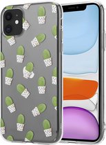 ShieldCase geschikt voor Apple iPhone 11 hoesje met cactuspatroon