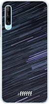 6F hoesje - geschikt voor Honor 9X Pro -  Transparant TPU Case - Moving Stars #ffffff