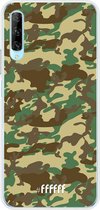 6F hoesje - geschikt voor Honor 9X Pro -  Transparant TPU Case - Jungle Camouflage #ffffff
