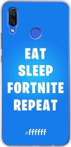 Huawei Nova 3 Hoesje Transparant TPU Case - Fortnite - Eat Sleep Fortnite Repeat #ffffff