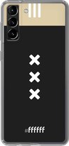 6F hoesje - geschikt voor Samsung Galaxy S21 Plus -  Transparant TPU Case - AFC Ajax Uitshirt 2018-2019 #ffffff
