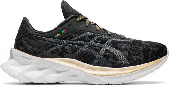 ASICS Novablast Dames - Zwart - maat 39.5 | bol.com