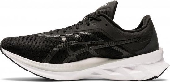 ASICS Novablast Heren - Zwart / Grijs - maat 42.5 | bol.com
