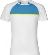 Asics Running Shirt Heren - Wit / Blauw - maat XL