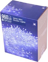 Cluster Verlichting Zilverdraad - 960 LEDS - Koud Wit