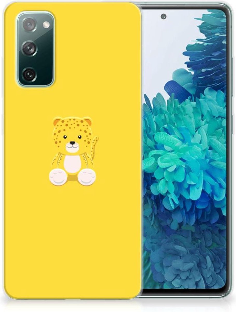 Samsung Galaxy S20 FE Telefoonhoesje met Naam Baby Leopard