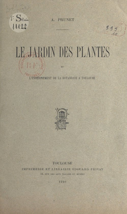 Le Jardin des plantes et l'enseignement de la botanique à T ... - cover