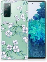 Telefoonhoesje Samsung Galaxy S20 FE Foto hoesje Blossom White