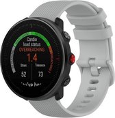 Siliconen Smartwatch bandje - Geschikt voor  Polar Vantage M siliconen bandje - grijs - Horlogeband / Polsband / Armband