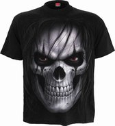 Spiral Heren Tshirt -M- NIGHT STALKER Zwart