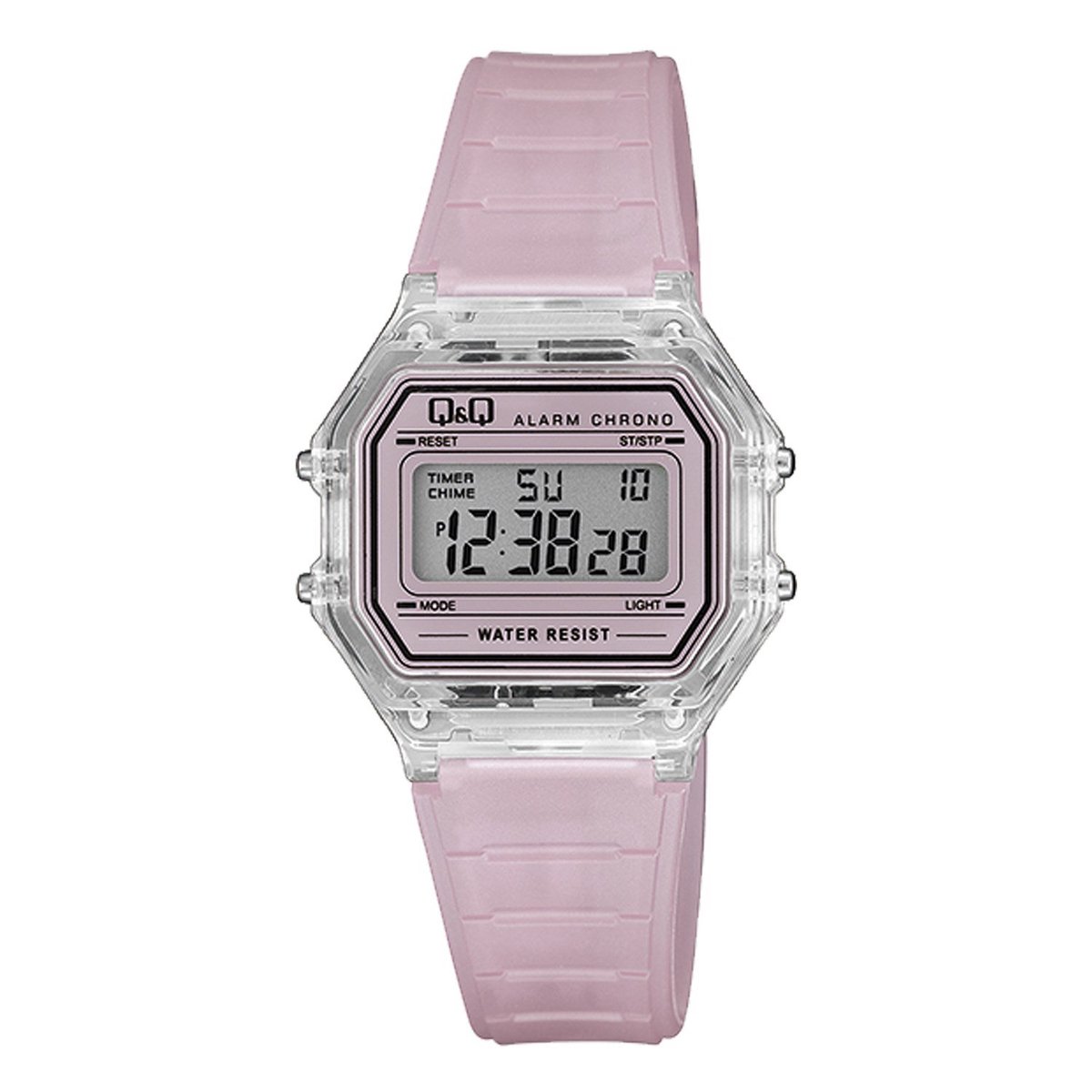 Q & Q - Q&Q retro horloge met een kunststof band