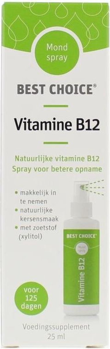 Albany contact Toepassing Best Choice Vitamine B12 mondspray - 25 ml | bol.com