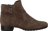 Gabor Dames Enkellaarsjes 714 - Taupe - Maat 38,5
