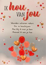Kaart - Valentijn - Ik hou van jou - SVI10-A