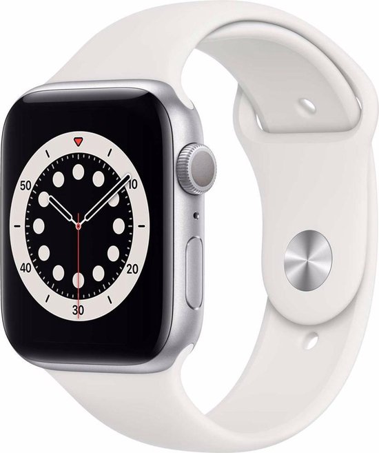 Dan Maxim roestvrij Apple Watch Series 6 - 44 mm - Zilver | bol.com